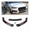 AXVBXZ Front Bumper Spoiler Lip Car Lower Splitter Guard Plate Compatible with A4 B9 S4 Sedan 2017 2018 2019(Natural) view 2