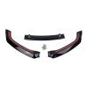 AXVBXZ Front Bumper Spoiler Lip Car Lower Splitter Guard Plate Compatible with A4 B9 S4 Sedan 2017 2018 2019(Natural) view 3