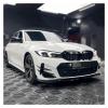 AXVBXZ 3 PCS Gloss Black Front Bumper Lip Splitter Compatible with BMW 3 Series G20 LCI M Sport 320i 325i 2023+ Side Spoiler Splitter Airvent Trims(Gloss Black 1) view 4