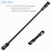 2PCS Stainless Steel Cut to Length Driveshaft 68-229mm U-Joint Drive Shaft Upgrade Parts for 1/10 LCG DIY RC Crawler SCX10 I SCX10 II SCX10 III TRX4 Capra(Black) view 2