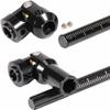 2PCS Stainless Steel Cut to Length Driveshaft 68-229mm U-Joint Drive Shaft Upgrade Parts for 1/10 LCG DIY RC Crawler SCX10 I SCX10 II SCX10 III TRX4 Capra(Black) view 4