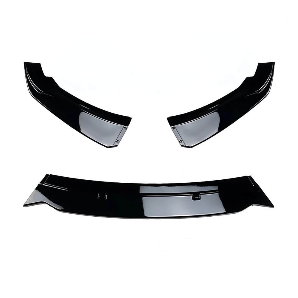 AXVBXZ Glossy Black Car Front Bumper Splitter Lip Side Spoiler Compatible with BMW F20 F21 116i 118i 120i 1 Series 2011-2019 Carbon Look Body Kits(Gloss Black)