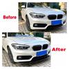 AXVBXZ Glossy Black Car Front Bumper Splitter Lip Side Spoiler Compatible with BMW F20 F21 116i 118i 120i 1 Series 2011-2019 Carbon Look Body Kits(Gloss Black) view 4