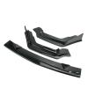 AXVBXZ Glossy Black Rear Diffuser Lip & Front Bumper Spoiler Splitter & Car Mirror Covers Compatible with Infiniti Q50 Q50S 4 Door Sport 2014-2017 view 3