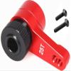 Aluminum 25T Servo Arm Servo Saver Set Upgrade Parts for Axial 1/10 RBX10 SCX10 90046 Capra 1.9 UTB LOSI 1/8 LMT Solid AXLE 4WD Monster Truck LOS04022 RC Car(Red) view 4