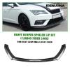 AXVBXZ Car Lower Splitter Front Bumper Spoiler Lip Blade Compatible with Seat Leon MK3.5 2017-2020 Base Version(Natural) view 2