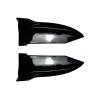 AXVBXZ Car Rear Bumper Side Corner Spoiler Cover Air Trim Boot Splitter Compatible with BMW X6 G06 M Sport 2020-2022(Glossy Black) view 1