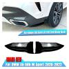 AXVBXZ Car Rear Bumper Side Corner Spoiler Cover Air Trim Boot Splitter Compatible with BMW X6 G06 M Sport 2020-2022(Glossy Black) view 2