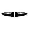 AXVBXZ Car Rear Bumper Side Corner Spoiler Cover Air Trim Boot Splitter Compatible with BMW X6 G06 M Sport 2020-2022(Glossy Black) view 3