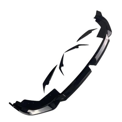 AXVBXZ 3 PCS Gloss Black Front Bumper Lip Splitter Compatible with BMW 3 Series G20 LCI M Sport 320i 325i 2023+ Side Spoiler Splitter Airvent Trims(Gloss Black 2)