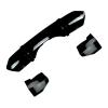 AXVBXZ Car Rear Bumper Lip Splitter Diffuser Lower Spoiler Plate & Side Corner Cover Trim Compatible with BMW X5 F15 M Sport 2014-2018(Natural) view 4