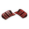 AXVBXZ Black Car Rear Bumper Side Spoiler Splitter Cover & Fog Light Cover Lamp Frame Trim Compatible with BMW IX3 2022-2023 view 3
