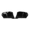 AXVBXZ Black Car Rear Bumper Side Spoiler Splitter Cover & Fog Light Cover Lamp Frame Trim Compatible with BMW IX3 2022-2023 view 4