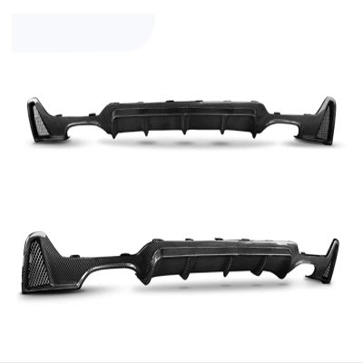 AXVBXZ Rear Bumper Diffuser Lip Exhaust Splitter Spoiler Compatible with BMW F32 F33 435i M Tech 2014-2020(Natural)