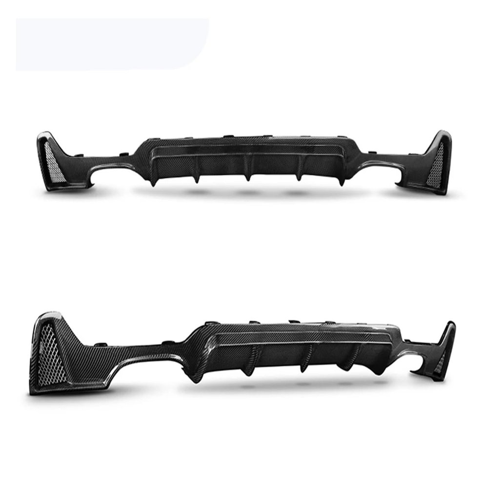 AXVBXZ Rear Bumper Diffuser Lip Exhaust Splitter Spoiler Compatible with BMW F32 F33 435i M Tech 2014-2020(Natural)