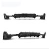 AXVBXZ Rear Bumper Diffuser Lip Exhaust Splitter Spoiler Compatible with BMW F32 F33 435i M Tech 2014-2020(Natural) view 1