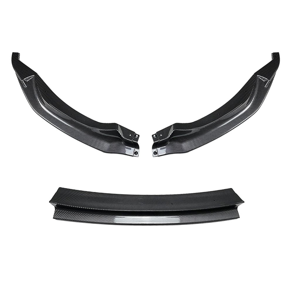 AXVBXZ Car Front Bumper Spoiler Lip Lower Blade Splitter Auto Kit Compatible with BMW M3 F80 4 Door Sedan OEM M4 F82 F83 2015-2020(Natural)