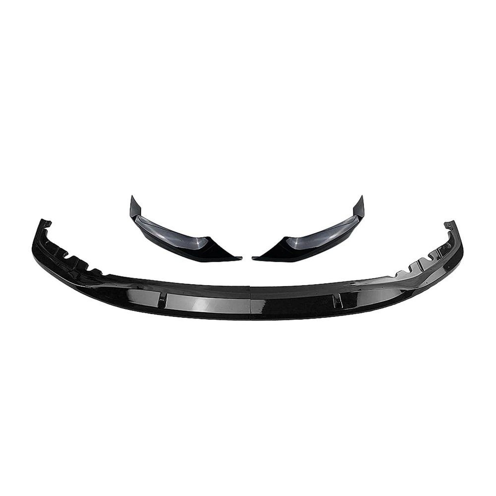 AXVBXZ Front Bumper Spoiler Lip Car Lower Lower Splitter Blade Compatible with BMW G30 G31 5 Series 525i 530i 540i M-Tech M Sport 2017-2020(Glossy Black)