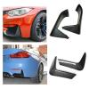 AXVBXZ Carbon Fiber Front & Rear Bumper Side Splitter Lip Cover Fog Lamp Frame Spoiler Compatible with BMW F80 M3 F82 F83 M4 2014-2020 view 2