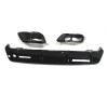 AXVBXZ Rear Bumper Diffuser Spoiler Lip Boot Splitter Cover + Tail Exhaust Muffler Tip Pipe Compatible with BMW G06 LCI X6 2020-2024 view 3
