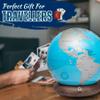 Boxer Gifts Globe Trotter Light-Up LED Scratch Off World Map - Unique Travel Gifts for Travellers Campervan and Van Life view 3