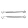BeaxTurbo Racing Upgrade Parts CNC Aluminum #7075 Front Toe Links for traxxas maxx Slash 6S 1/8#8948 (Silver) view 1