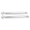 BeaxTurbo Racing Upgrade Parts CNC Aluminum #7075 Front Toe Links for traxxas maxx Slash 6S 1/8#8948 (Silver) view 2