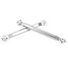 BeaxTurbo Racing Upgrade Parts CNC Aluminum #7075 Front Toe Links for traxxas maxx Slash 6S 1/8#8948 (Silver) view 3