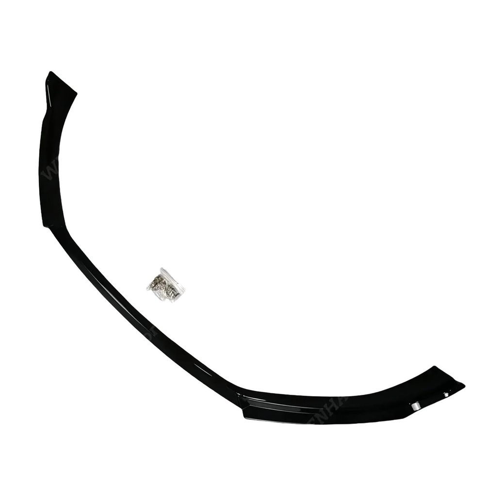 AXVBXZ Gloss Black Maxton Style Car Front Bumper Lip Spoiler Splitter Compatible with VW Golf MK6 GTI GTD TSI TDI MPI Standard 6R R20 2009-2013(TSI TDI Standard)