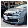 AXVBXZ Gloss Black Maxton Style Car Front Bumper Lip Spoiler Splitter Compatible with VW Golf MK6 GTI GTD TSI TDI MPI Standard 6R R20 2009-2013(TSI TDI Standard) view 2