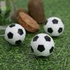 8Pcs Mini Table Soccer Balls, 32mm Children Football Table Game Machine Accessory, Strong &, Black White Patterns, 1.26in Diameter, for Leisure Sports Room, Classroom Rewards view 3