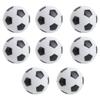 8Pcs Mini Table Soccer Balls, 32mm Children Football Table Game Machine Accessory, Strong &, Black White Patterns, 1.26in Diameter, for Leisure Sports Room, Classroom Rewards view 4