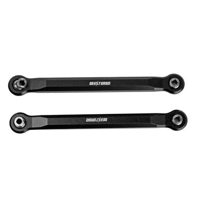 BeaxTurbo Racing Upgrade Parts CNC Aluminum #7075 Front Toe Links for traxxas maxx Slash 6S 1/8#8948 (Black)