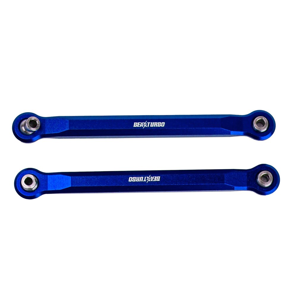 BeaxTurbo Racing Upgrade Parts CNC Aluminum #7075 Front Toe Links for traxxas maxx Slash 6S 1/8#8948 (Blue)