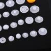Aramox Plastic Gears Pulley Belt Kits Crown Gear Set Robot Motor Toy DIY Parts for Model Making with Model Technology Production (64 Kinds Gear kit) view 4