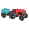 Aurora Toys Versatile Wheatley Tractor and Trailer Toy - Used to Create Exciting Storylines - for Creative Kids and Parents - Red & Blue 11 Inches view 2