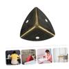 DOITOOL 40sets Antique Style Box Corner Guards Wooden Furniture Protectors Smooth Surface view 2