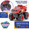 Blaze and The Monster Machine Race Track Set - 117-Piece STEM Playset with Flexible Glow Tracks - Official Nickelodeon Toys for Kids Ages 3 to 8 - Birthday Gifts for Boys & Girls by JitteryGit (Red) view 3