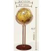 FADCAIYD Clear 720 Rotating Globe, Crystal Sphere World Globe Floor Standing Globe, Earth Globe Educational/Geographic Desktop Decoration Rotating view 2