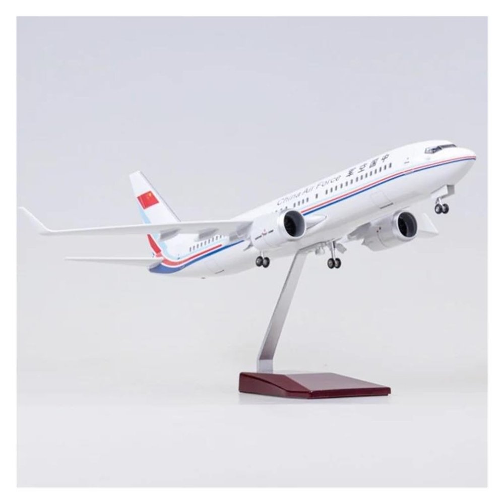 Scale Aircraft 47CM 1/85 for 737 B737 Aircraft China Airline Model Diecast Resin Plane Model Simulated Scale Aircraft Suitable for Display(No Light)