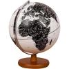 FADCAIYD Clear Dia 10-inch/25CM Globe, World Globe Built in LED, Earth Globe Built in LED Geographic Globe for Kids Classroom Learning Rotating view 1