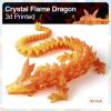 Meet Gladness 303D Printed Dragon Large 3D Dragon--Bigger Fidget Toy Gift for Kids, Boys, Girls & Adults,Cool Giant Crystal 3-D Printed Animals Desk Decor view 2