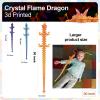 Meet Gladness 303D Printed Dragon Large 3D Dragon--Bigger Fidget Toy Gift for Kids, Boys, Girls & Adults,Cool Giant Crystal 3-D Printed Animals Desk Decor view 3