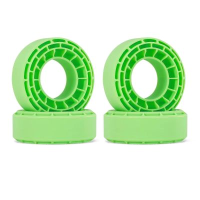 for 56-58mm*24mm 1.0" Tires 4pcs Silicone Rubber Inserts RC Car Repair Kit(Green)