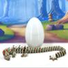 3D Printed Dragon with Dragon Egg, 12.5" Gingerbread Fidget Dragon Toy, Fidget ADHD Autism Toy, Christmas Gingerbread Dragon D067-WE view 4