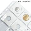11 Sheets Coin Pocket Pages for 2" x 2" Cardboard Coin Flips, Standard 9-Hole for Coins Coin Binder Collection Supplies Pages(220 Pockets) view 3