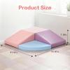 Climbing Foam Blocks for Toddlers: PU Leather Foam Blocks for Kids Active Play - Toddler Climbing Toys Indoor - Durable Playground Gym Preschool Toddler Toys for Boys and Girls (Purple/Pink) view 2