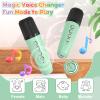 FLUESTON Mini Karaoke Machine for Kids Adults, Portable Bluetooth Speaker with 2 Wireless Microphones, Birthday Kids Gifts Toys for Girls Ages 3, 4, 5, 6, 7, 8, 9,10,11,12+ Years Old view 3