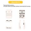 Case for Miyoo Mini V4 Handheld Game Console,NOUKAJU Silicone Protective Cover,Drop-Proof,Scratch-Proof,Shock-Proof,Dust-Proof,Protective Case for Miyoo Mini V4 Game Console(Off-White) view 3