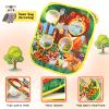 Bean Bag Toss Game for Kids/Double-Sided Foldable Cornhole Board/Backyard Beach Yard Outdoor Toys for Kid Ages 4-8/5-Second Setup/Party Supplies for Kids view 2